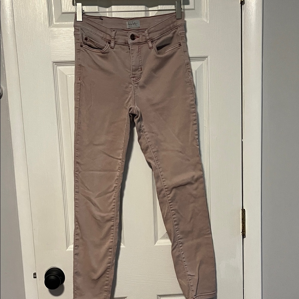 Nicole Miller Dusty Rose Skinny Jeans